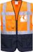 Portwest C476 HiVis Verkeersvest Fluororanje/Marine Maat L