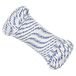 vidaXL Multifunctioneel touw 3 mm 50 m Wit en Blauw PP