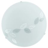 EGLO Mars Lampe murale - Blanc - E27 - Verre, Acier