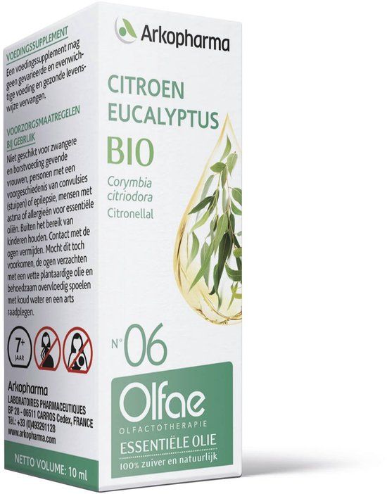 Arkopharma Olfae Citroen Eucalyptus 06 Bio 10 Milliliter