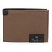 Pepe Jeans Hilltop Horizontale portemonnee met portemonnee, bruin, 11,5 x 8 x 1 cm, leer