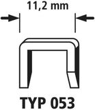 wolfcraft Nieten met brede rug en D-punt, hard staal, type 053 - 7045000