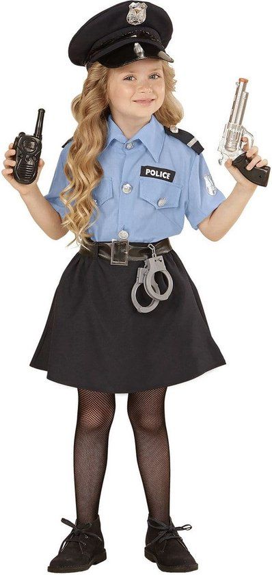 Widmann Politie & Detective Kostuum - Streng Politiemeisje - Maat 128