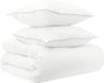 vidaXL Ensemble de couette 3 pièces 260 x 220 cm Bambou Blanc
