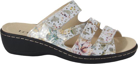Longo 1044720-1 Dames Teenslippers - Maat 37 - Wit - Lente/Zomer 2024