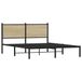 Maison Exclusive - Cadre de lit en métal sans matelas Chêne Sonoma 140x190 cm