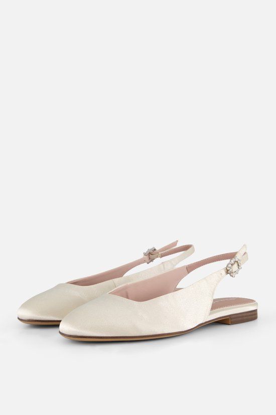 Tamaris Slingback wit Textiel - Maat 40
