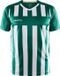 Craft Progress 2.0 Stripe Shirt Korte Mouw Heren - Groen / Wit | Maat: M