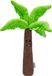 Beeztees Palmboom - Hondenspeelgoed - Pluche - Bruin/Groen - 30x31x31 cm