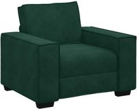 vidaXL Fauteuil Donkergroen Fluweel 100x78x84 cm
