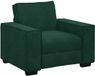 vidaXL Fauteuil Donkergroen Fluweel 100x78x84 cm