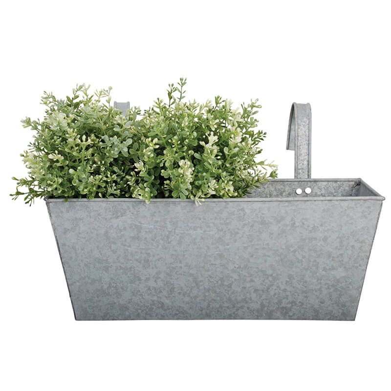 Esschert Design OZ03 Box Plantenbak - Zink - Ophanging - Rechthoek - Binnen/Buiten