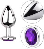 CHPN BunnyTail - Buttplug - Zilver/Paars