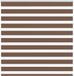 Zebra store 140x100 cm largeur du tissu 135,9 cm polyester marron