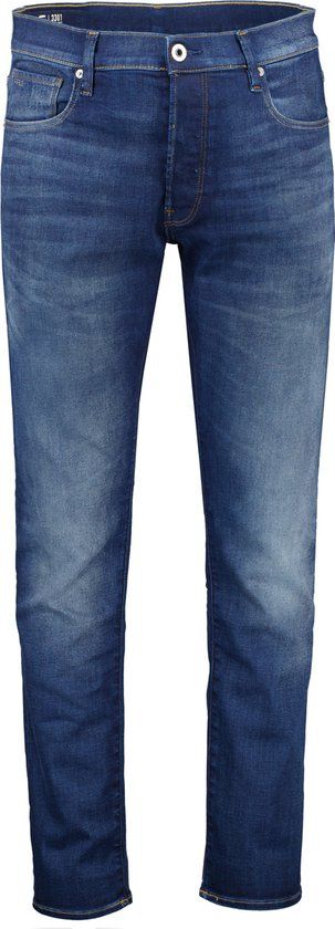 G-Star RAW 3301 Slim Fit Jeans - Worker Blue Faded - W32/L32