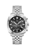 Gc Gc Flair Coussin Chrono Metal Quartz Chronograafhorloge Zilverkleurig Kast Gemaakt Van 100% Roestvrij Staal En Een Armband Van 100% Roestvrij Staal 44 Z46006G2