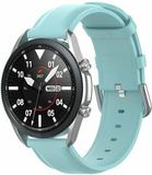 By Qubix - Classic leren bandje - Blauw - Geschikt voor Xiaomi Mi Watch / Xiaomi Watch 2 / Xiaomi Watch S1 / S2 / S3 / S4 (47mm)