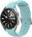 By Qubix - Classic leren bandje - Blauw - Geschikt voor Xiaomi Mi Watch / Xiaomi Watch 2 / Xiaomi Watch S1 / S2 / S3 / S4 (47mm)