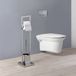 IDIMEX TOMA Porte-rouleau de papier toilette autoportant, chromé