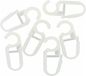 100 x witte cliphouders D28