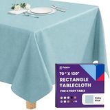Gee Di Moda Rechthoek tafelkleed - 70 x 120 inch - Baby blauw