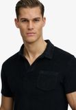 Superdry Towelling Korte Mouw Poloshirt Zwart S Man