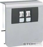 Tehalit apparaatdrager SL 20080907D1 aluminium
