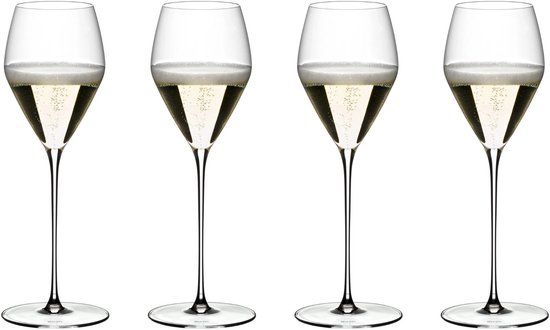 Riedel Veloce Champagne - Set van 4 champagneglazen - 570 ml