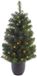 Bellatio Decorations Kunst kerstboom - groen - H120 cm - met verlichting