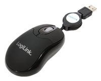 LogiLink ID0016 Muis USB Optisch Zwart 3 Toetsen 800 dpi Kabelinvoer