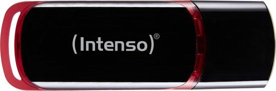 Intenso Business Line USB-stick 64GB - Zwart/Rood