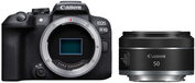 Canon EOS R10 systeemcamera Zwart + RF 50mm f/1.8 STM