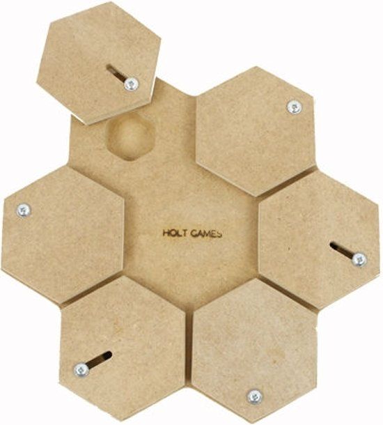 HOLT GAMES Tortuga Activiteitenspel Hout 30x29.5x3.5cm