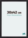 Your Decoration - Fotolijst 30x42 cm - MDF - Zwart Houtnerf - Mura