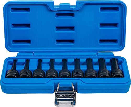 BGS 5483 | Kraftbit-inzetset | 12,5 mm (1/2 inch) | wigprofiel (voor ribe) M5 - M14 | 9-delig