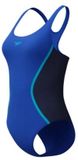 Speedo Solid Splice Medalist 1 Piece Dames Sportbadpak - Marine/Blauw - 42