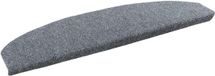 vidaXL Zelfklevende trapmatten 15 st 80 x 24,5 x 3,5 cm Lichtgrijs
