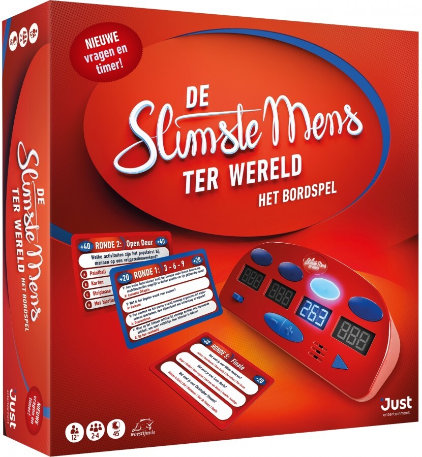 Just Games De Slimste Mens ter Wereld - Bordspel