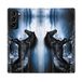 Beschermhoesje Samsung Galaxy S21 Plus hoesje, leer, paardenmotief, zwart