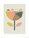 The Art Group Little Design Haus (Scandi Flower) - Kunstdruk 30 x 40cm, Papier, Multi kleuren, 30 x 40 x 1,3 cm