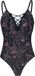 Gothicana by EMP Gothicana meerkleurig badpak met all-over print - Dames - S