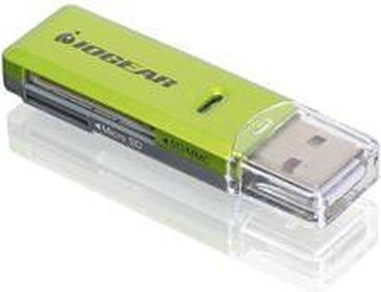 Iogear GFR204SD Geheugenkaartlezer Groen