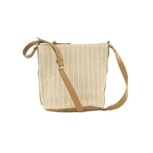 Graceland Gevlochten Schoudertas - Beige