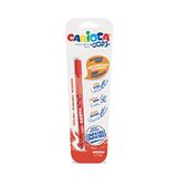 Carioca OOPS - uitwisbare balpen met warmtegevoelige inkt, 0,7 mm, rood