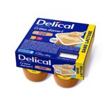 Delical Crème Dessert HP-HC Sans lactose Goût café Pots 4x125g