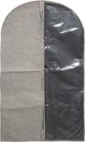 Merkloos / Sans marque Jja Showroom And Head Office Kleding/beschermhoes polyester/katoen grijs 100 cm - Kledingzak