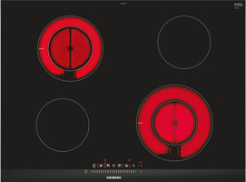 Siemens ET775FGP1E Ceramic Hob - Black - 4 Zones - Built-in