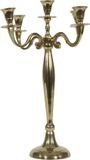 Lesliliving Kandelaar Classic Alu Goud 40,5cm