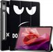 Selected by GSMpunt.nl Lenovo Tab P12 Hoes Tri-Fold Book Case met Standaard Don't Touch Me
