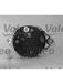 Valeo Dynamo/Alternator 439168-75 Amp - 6 Groeven - 14 V | Diameter Katrol: 55 mm, Draairichting: Draairichting met de Klok Mee